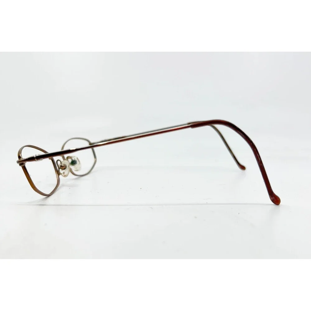 Safilo Eyeglass Frames Women Brown Oval Metal Full Rim 51-17-135 31365